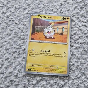 POKEMON TCG Card Togedemaru Journey Together 050/159